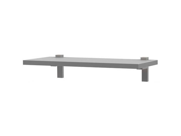 Moderano WANDBOARD, Hellgrau, 60x2.2x25.5 cm, Goldenes M, BQ - Bündnis für Qualität, Made in Germany, Wohnzimmer, Regale, Wandboards von Moderano