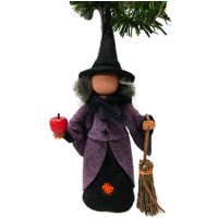 Halloween Hexe Wäscheklammer Ornament, Hexe, Dekor, Peg Doll, Ornament Börse von ModerationCorner
