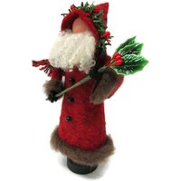 Woodland Santa Claus Wäscheklammer Ornament, Weihnachtsverzierung, Peg Doll, Ornament Börse, Wichteln von ModerationCorner