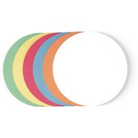 FRANKEN Moderationskarten, Kreis, Ø 140 mm, farblich sortiert FRANKEN Moderationskarten, Kreis, Ø 140 mm, farblich sortiert von FRANKEN