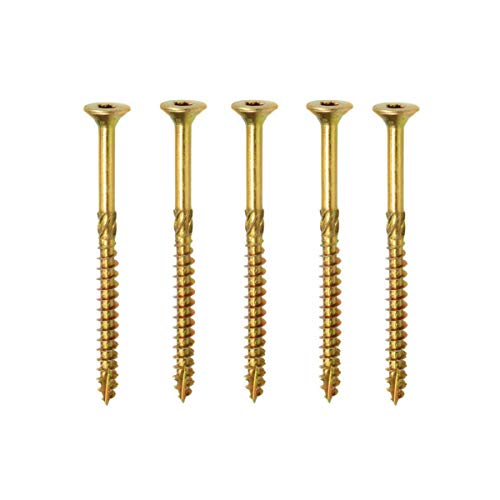 TORX 6.0 x 50 mm TX30 Holzbauschraube mit Senkkopf Stardrive Packung mit 200 von Moderix