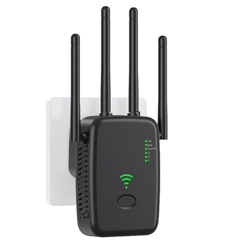 WiFi Repeater, WiFi Extender-Verstärker mit 2 Ethernet-Anschlüssen, 6 Antennen, Repeater/Router/AP-Modus, WLAN im Home-001 WiFi Repeater, WiFi Extender-Verstärker mit 2 Ethernet-Anschlüssen, 6 Antennen, Repeater/Router/AP-Modus, WLAN im Home-001 von Modern Innovations