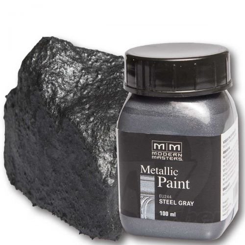 Stahlgrau Metallic Paint 100ml Modern Masters von Modern Masters