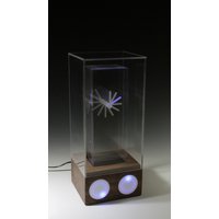 Rand Beleuchtet | Led Acryl Transparent Analog "Nixie" Uhr von ModernArtClocksShop