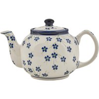 Handgefertigte Keramik-Teekanne - Bunzlauer Keramik | 1, 0L Landhausblumen Spülmaschinenfest Perfekt Für Teeliebhaber von ModernBunzlau