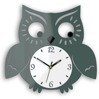 Wanduhr Eule Tier Uhr Moderne Geschenk Kinderzimmer Wanddekoration Kinderuhr Große Wanduhren von ModernClock