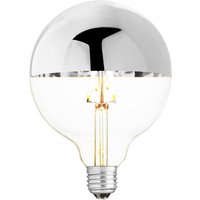 Chrom Getauchte Led Globus Glühbirnen - Spiegel Halbbirne Kupfer, Gold Oder E26 5 Zoll Lampe Glühbirne Moderne Beleuchtung von ModernLightingDesign