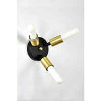 Dreifach Scharnier Arm Wandleuchte - Custom Finish Led Oder Antike Glühbirnen Einzigartige Wandleuchte Halb Flush Decke Leuchten von ModernLightingDesign