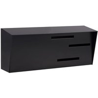 Moderne Mailbox | Mid Century Modern Horizontal Schwarz von ModernMailbox