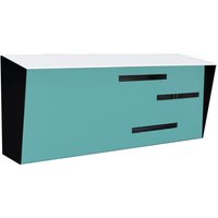 Moderner Briefkasten | Mid Century Modern Horizontales Weiß, Schwarz, Rotkehlchen Ei von ModernMailbox