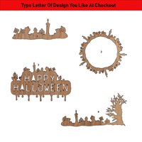 Halloween Landschaft Unvollendete Holz Ausschnitte Formen Große & Kleine Größen Halloween Landschaft Unvollendete Holz Ausschnitte Formen Große & Kleine Größen von ModernMapCutOuts