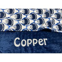 Personalisierte Hai-Kinderdecke, Babydecke Oder Lovey, Hai Minky Babydecke, Maßgeschneiderte Decke, Baby Junge Decke Personalisierte Hai-Kinderdecke, Babydecke Oder Lovey, Hai Minky Babydecke, Maßgeschneiderte Decke, Baby Junge Decke von ModernMommaHandmade