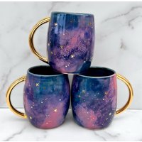 Galaxy Tasse Mit 22K Gold Von Naomi Singer, Modern Mud von ModernMud