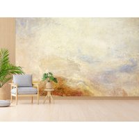 Leichte Grunge Peel & Stick Wallpaper, Aquarell Textur Ablösbare Tapete, Abstrakte Malerei Selbstklebendes Wandbild von ModernMural