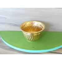 Vintage Kleiner Messing Blumentopf, Messingdekor,/3.1 4 "T von ModernRelicVintage
