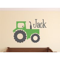 Personalisierter Traktor Name Große Vinyl Wandtatzen Kinderzimmer Custom Decor John Deere Bauernhof Design Kind 055 Personalisierter Traktor Name Große Vinyl Wandtatzen Kinderzimmer Custom Decor John Deere Bauernhof Design Kind 055 von ModernStickerCo