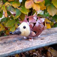 Igel Teelicht Kerzenhalter - Weihrauchbrenner Laterne Aus Recyceltem Metall von ModernVintageGiftCo