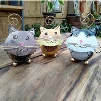 Recycled Metal Katze Teelichthalter Handgefertigte Home & Garten Laterne Recycled Metal Katze Teelichthalter Handgefertigte Home & Garten Laterne von ModernVintageGiftCo