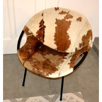 60Er Jahre Balloon Chair Ballonstuhl Von Lusch & Co Design Klassiker Hans Olsen Mid Century Retro Shabby Chic Landhausstil Kuhfell von ModernVintageProjekt