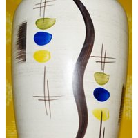 Grosse Vintage Keramik Vase Von Scheurich Aus Den 50Er Jahren Model 329/30 Wgk Rockabilly Fifties Retro Mid Century von ModernVintageProjekt