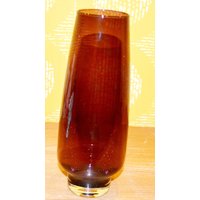Schöne Vintage Glas Vase Lila /Violet 70Er Jahre Design Klassiker Retro Mid Century Seventies von ModernVintageProjekt