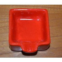 Schöner Vintage Keramik Aschenbecher Von Schramberg Rot 70Er Jahre Retro Mid Century Shabby Chic Ashtray Seventies Space Age von ModernVintageProjekt