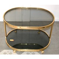 Schöner Vintage Servierwagen/Barwagen Von Ilse Möbel Metall /Glas Goldfarben 70Er Jahre Retro Mid Century Shabby Chic Landhausstil von ModernVintageProjekt