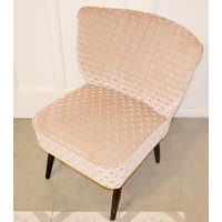 Sehr Formschöner Cocktail Sessel Beige /Braun Fifties 50Er Jahre Retro Mid Century Rockabilly Shabby Chic Landhausstil von ModernVintageProjekt