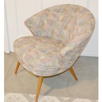 Sehr Formschöner Cocktail Sessel Fifties 50Er Jahre Retro Mid Century Rockabilly Shabby Chic Landhausstil von ModernVintageProjekt