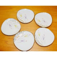 Vintage Anbietteller Set 50Er Jahre Von Mitterteich Retro Mid Century Shabby Chic Landhausstil Fifties Rockabilly von ModernVintageProjekt