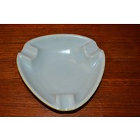 Vintage Aschenbecher Keramik Grau /Gelb 50Er Jahre Rockabilly Retro Mid Century von ModernVintageProjekt