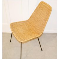 Vintage Basket Chair Von Gian Franco Legler Made in Italy 70Er Jahre Retro Mid Century Shabby Chic Geflecht Stuhl Vintage Basket Chair Von Gian Franco Legler Made in Italy 70Er Jahre Retro Mid Century Shabby Chic Geflecht Stuhl von ModernVintageProjekt