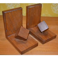 Vintage Buchstützen 60Er Jahre Mid Century Bookends Retro Landhausstil Shabby Chic von ModernVintageProjekt