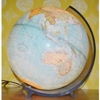Vintage Design Globus Vom Columbus Verlag Entwurf Paul Cestergaard Aus Den 60Er Jahren Typ 403491 Retro Mid Century Sixties von ModernVintageProjekt