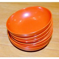Vintage Dip Schälchen Von Nepal Kunststoff Orange 70Er Jahre Mid Century Space Age Retro Wgk Wgp von ModernVintageProjekt