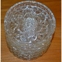 Vintage Glas Untersetzer 70Er Jahre Retro Mid Century Seventies Landhausstil Shabby Chic von ModernVintageProjekt