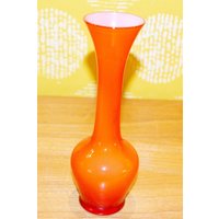 Vintage Glas Vase Orange 70Er Jahre Mid Century Retro Space Age Shabby Chic Landhausstil Vintage Glas Vase Orange 70Er Jahre Mid Century Retro Space Age Shabby Chic Landhausstil von ModernVintageProjekt