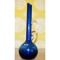 Vintage Glas Vase Retro Design 70Er Jahre Blau Space Age Mid Century Shabby Chic Landhausstil Vintage Glas Vase Retro Design 70Er Jahre Blau Space Age Mid Century Shabby Chic Landhausstil von ModernVintageProjekt