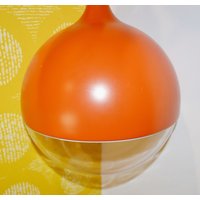Vintage Hänge Lampe Ikea Väster Pendelleuchte Orange Space Age Design Lamp Mid Century Retro Seventies Shabby Chic von ModernVintageProjekt
