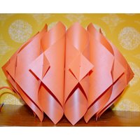 Vintage Hängelampe Kunstoff Orange Von Zicoli 70Er Jahre Retro, Seventies, Mid Century Lamb von ModernVintageProjekt