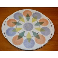 Vintage Keramik Kuchenplatte Von Waechtersbach /Wächtersbach Cake Plate Weiß 50Er Jahre Mid Century Space Age Retro Wgk Wgp von ModernVintageProjekt