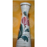Vintage Keramik Vase 50Er Jahre Hellgelb/Beige Retro Mid Century von ModernVintageProjekt
