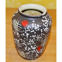 Vintage Keramik Vase 50Er Jahre Retro Fifties Mid Century Rockabilly Sputnik Rock N Roll von ModernVintageProjekt