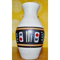 Vintage Keramik Vase 50Er Jahre Rockabilly Design Retro Fifties Wgk Blumenvase Deko von ModernVintageProjekt