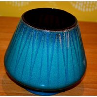 Vintage Keramik Vase Blau/Grün Modell 452 Space Age Design 70Er Jahre Retro Mid Century Wgk Shabby Chic Landhausstil von ModernVintageProjekt