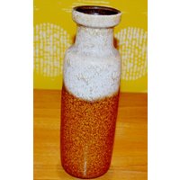 Vintage Keramik Vase Braun /Beige Space Age Design 70Er Jahre Retro Mid Century Wgk Shabby Chic Landhausstil von ModernVintageProjekt