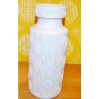 Vintage Keramik Vase Scheurich West Germany Porcelain Op Art Retro Seventies Mid Century Space Age 70Er Jahre Landhausstil Shabby Chic von ModernVintageProjekt