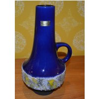 Vintage Keramik Vase Von Carstens 70Er Jahre West Germany Retro Mid Century Shabby Chic Landhausstil Space Age von ModernVintageProjekt