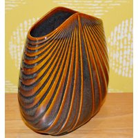Vintage Keramik Vase Von Rosenthal Braun Design By Max Fussl Studie Linie 70Er Jahre Shabby Chic Landhausstil von ModernVintageProjekt