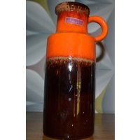 Vintage Keramik Vase Von Scheurich 70Er Jahre Braun Vintage Keramik Vase Von Scheurich 70Er Jahre Braun von ModernVintageProjekt